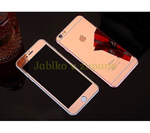 Tvrdené sklo iPhone 6/6S - ružové